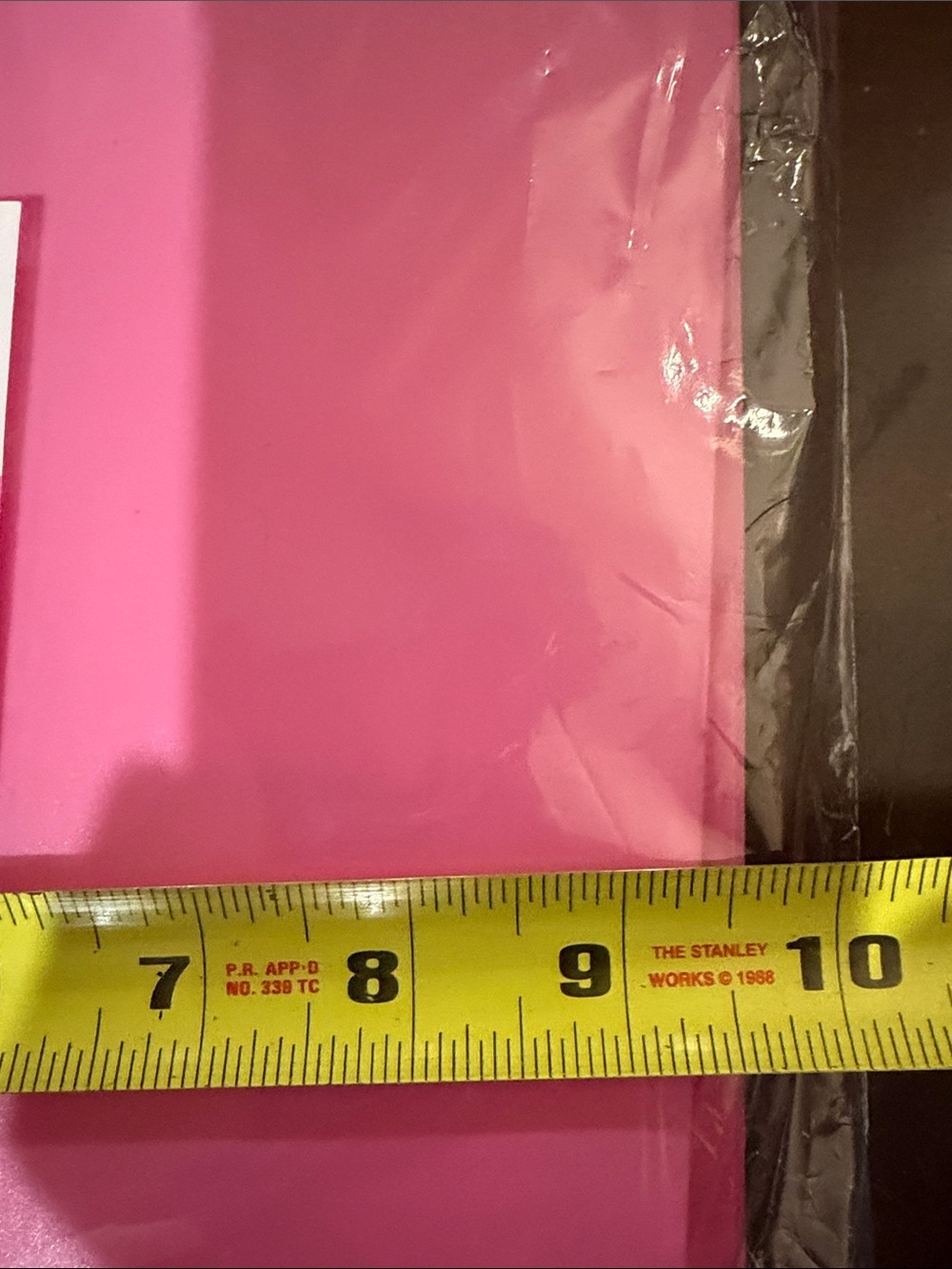Pink 6-Pack Plastic Folders with 3 Prongs - Picture 6 of 7
